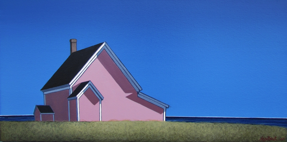 Pink house at the Islands