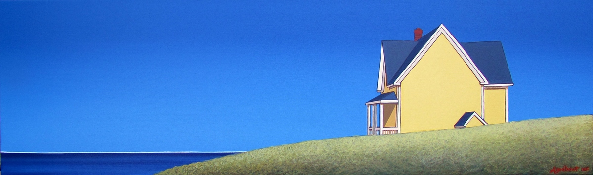 Yellow house at the Islands